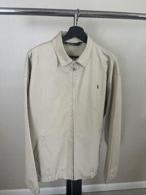 Polo Ralph Lauren Mens L tan  Harrington Jacket.